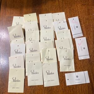 CJ Banks Button Packaging Set,  25‎ packages